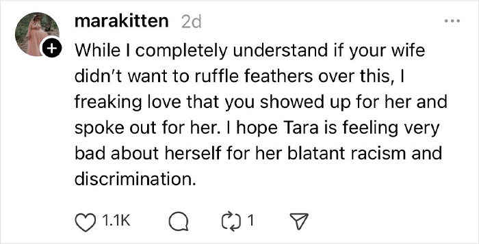 Screenshot of a social media post discussing racism and discrimination faced by a woman with 15 years of experience. Screenshot of a social media post discussing racism and discrimination faced by a woman with 15 years of experience.