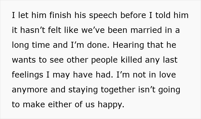 Husband Suggests Opening Relationship While Wife Struggles With Health, Is Served Divorce Papers - 63