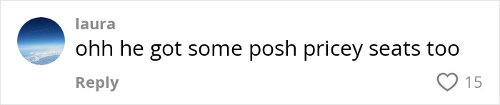 Comment on social media post mentioning posh pricey seats, referencing viral Coldplay couple behavior before Chris Martin incident. Comment on social media post mentioning posh pricey seats, referencing viral Coldplay couple behavior before Chris Martin incident.