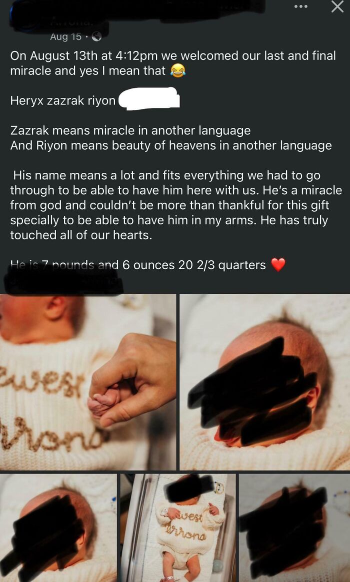 Newborn baby photos with unique baby names loved by parents but judged by others, showcasing heartfelt naming stories.