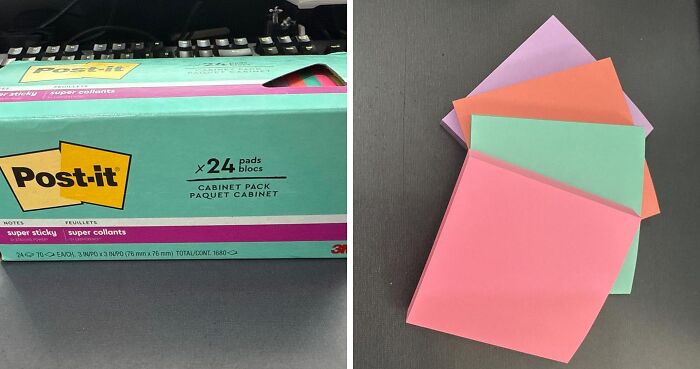 Post-it notes pack and colorful sticky notes arranged for back-to-school deals on Prime Day preparation.