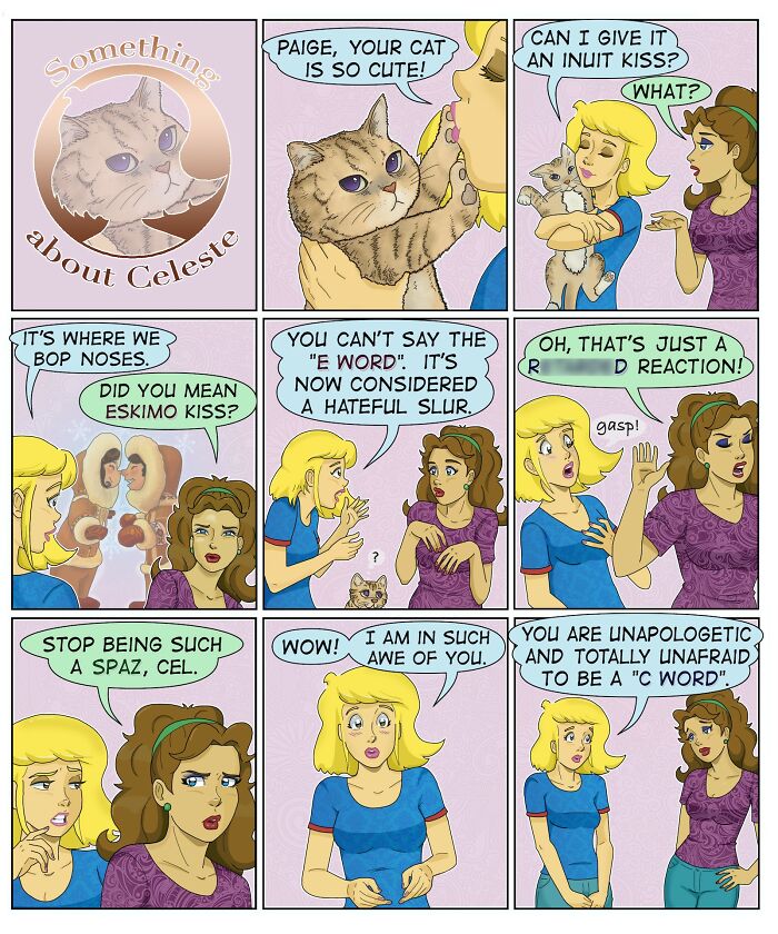 Comic strip by Eric Salinas featuring relatable humor about cultural misunderstandings and everyday interactions.