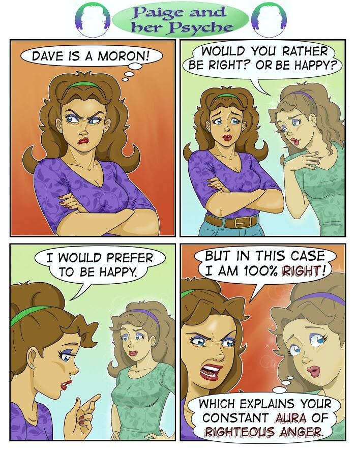 Relatable comic by Eric Salinas featuring humor and everyday life struggles portrayed through expressive characters.