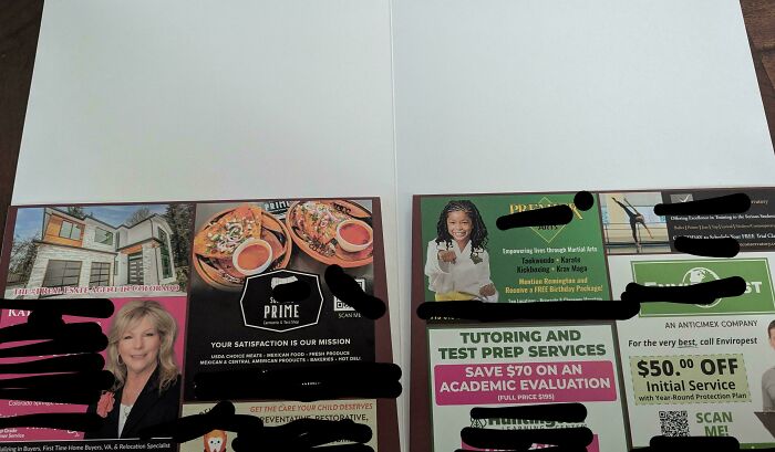 Flyer showing tutoring and test prep services with a smiling girl, highlighting savings on academic evaluation and test prep offers.