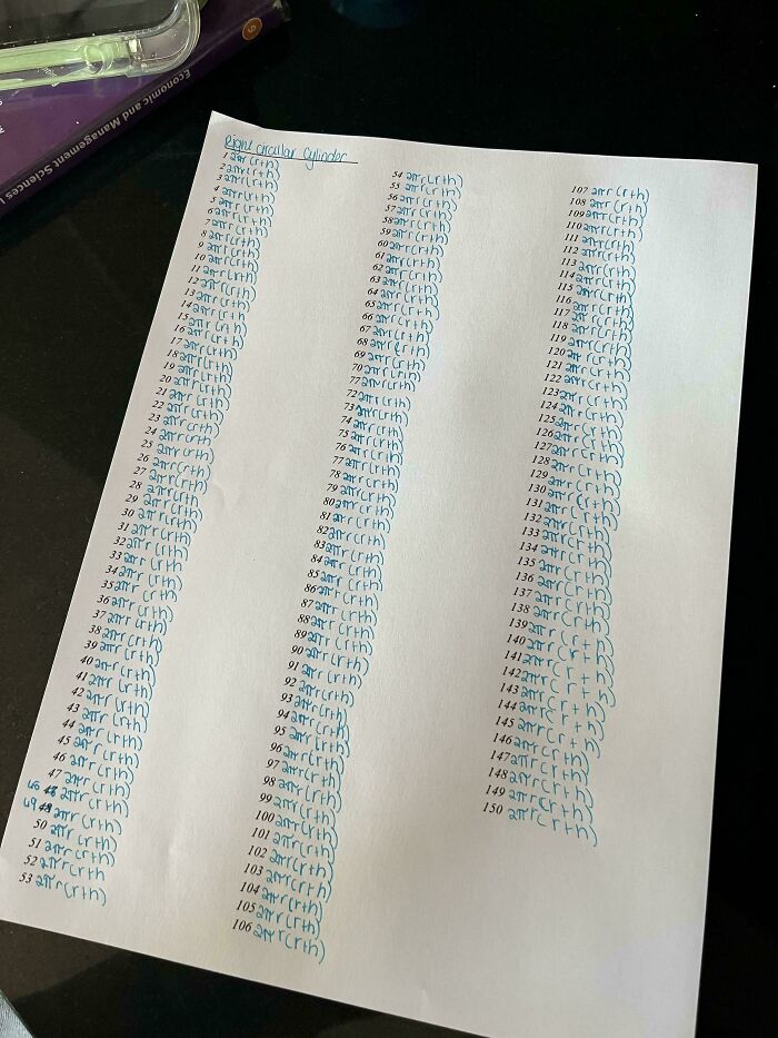 Handwritten math formulas on paper, demonstrating a school assignment that highlights not all schools are created equal.