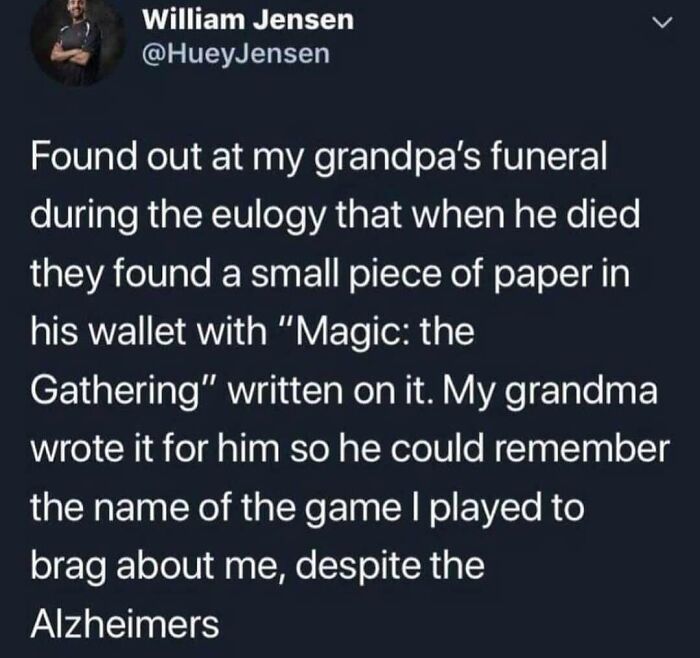 A touching story about a grandma helping her husband with Alzheimer's, showing wholesome people and animals' kindness.