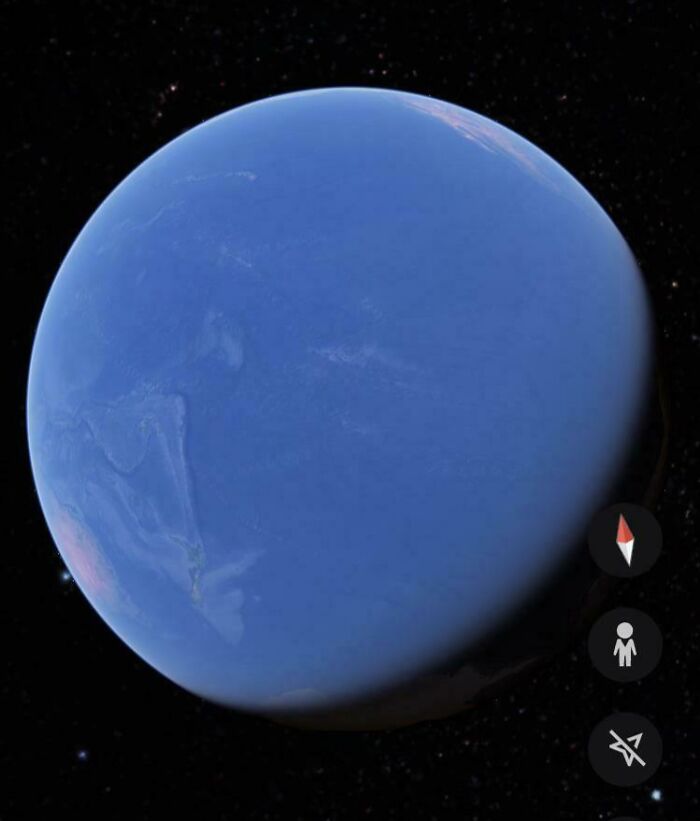 Satellite view of Earth showing vast ocean coverage highlighting fascinating world geography from space.