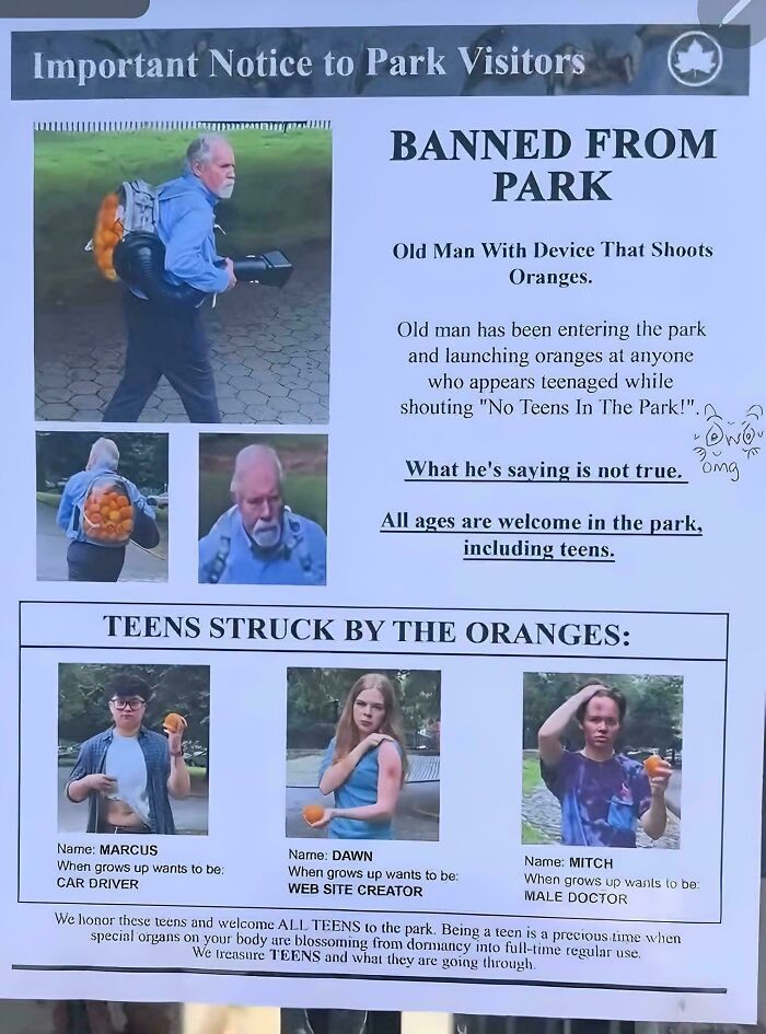 The Old Man (With Device That Shoots Orange)