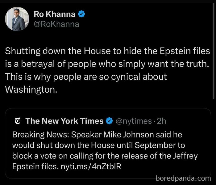 Screenshot of a tweet discussing morally grey acts related to hiding Epstein files, shared in chaotic good online groups.