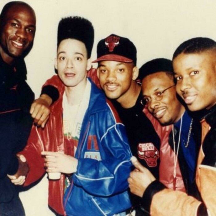 Group photo of 90s hip hop icons in 90s nostalgic memes