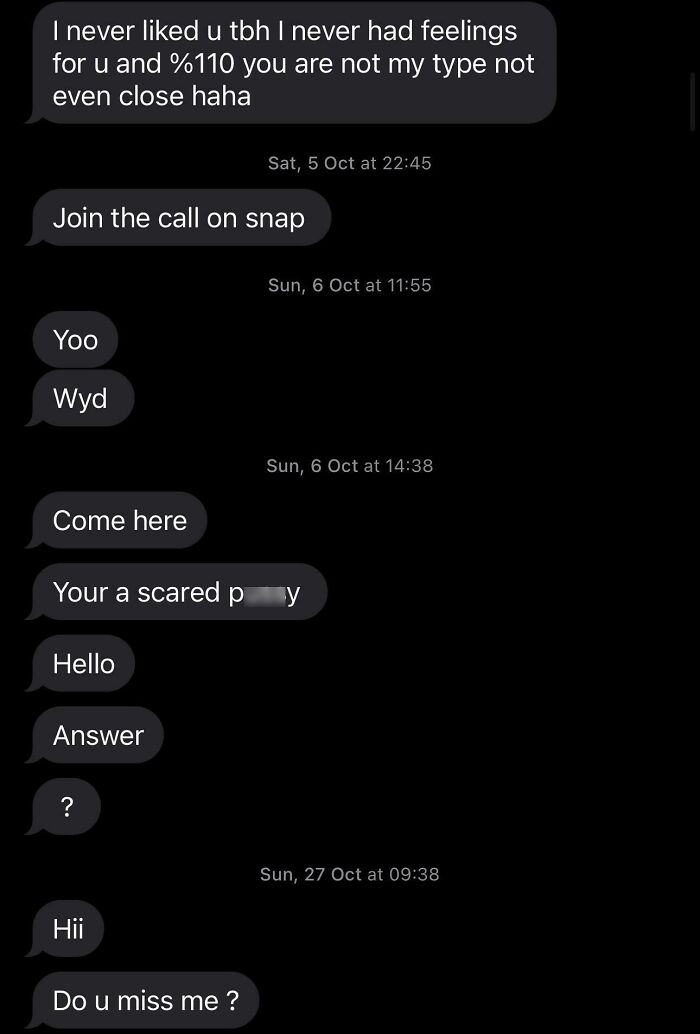 Toxic text messages showing aggressive behavior and mixed signals, highlighting nice girls as toxic as nice guys.