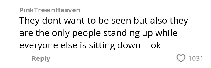 Comment highlighting the viral Coldplay couple standing while others sit, revealing unusual behavior before Chris Martin's discovery. Comment highlighting the viral Coldplay couple standing while others sit, revealing unusual behavior before Chris Martin's discovery.