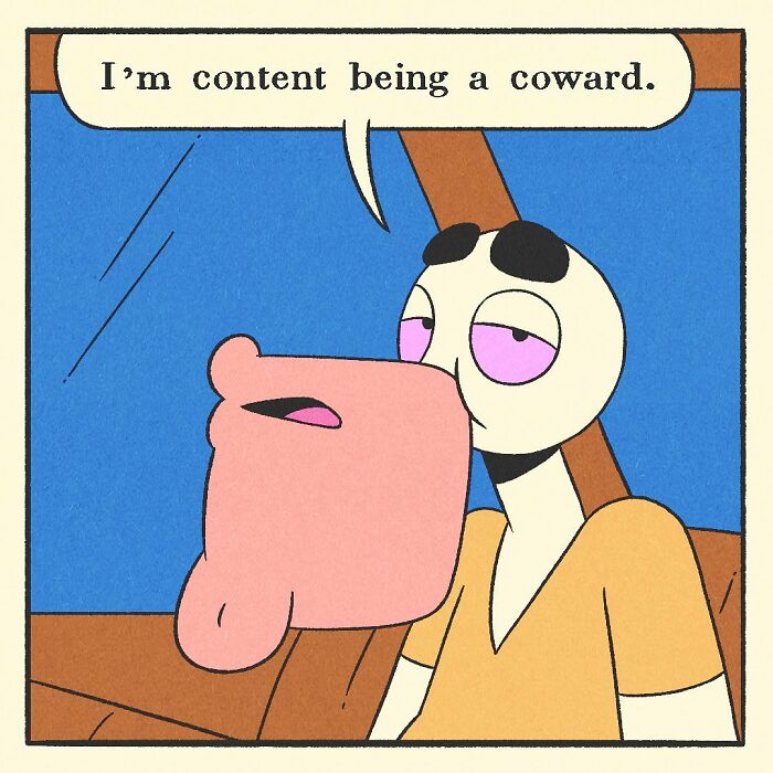 Bodybuilding duck with muscular arms standing next to an orange fox and a frog holding money outside a barbed wire fence.