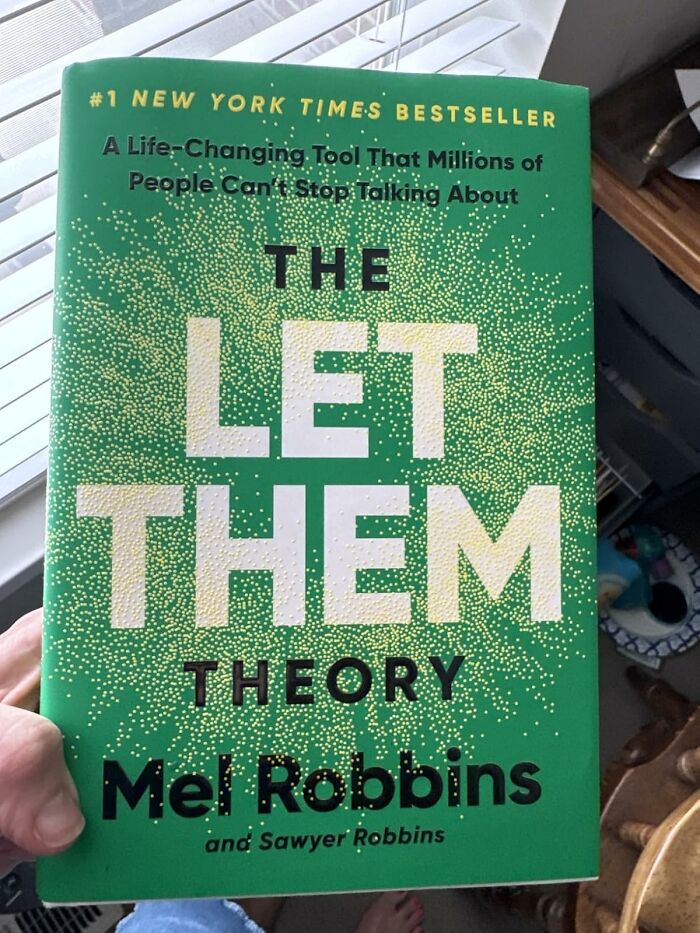 Hardcover of The Let Them Theory book by Mel Robbins, one of the most-wished-for Amazon finds in 2024.