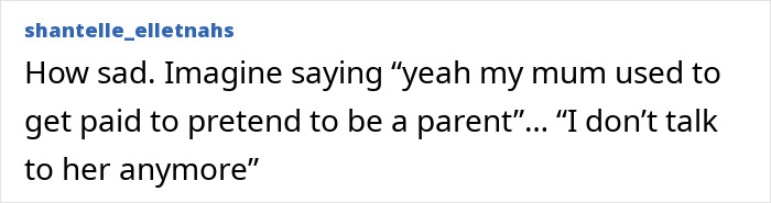 Screenshot of a social media comment criticizing a momfluencer accused of staging a beach day with her daughter for online fame. Screenshot of a social media comment criticizing a momfluencer accused of staging a beach day with her daughter for online fame.