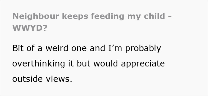 Vegan Mom Feels Uneasy After Learning Neighbor Keeps Feeding Her 6YO Huge Meals, Asks What To Do - 2