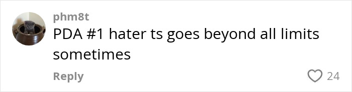 Comment on social media expressing frustration over disrespectful PDA act on plane sparking heated passenger fumes and debate.