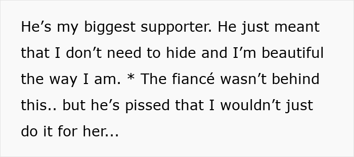 Text excerpt about a bride asking her MOH bestie to lose weight, causing tension in a 30-year-old friendship. Text excerpt about a bride asking her MOH bestie to lose weight, causing tension in a 30-year-old friendship.