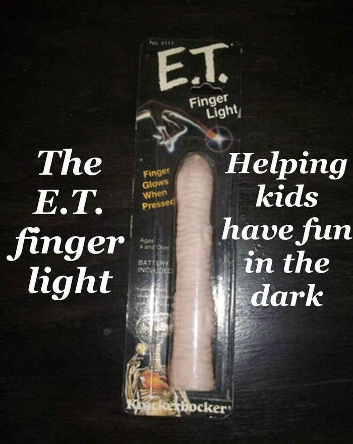 E.T. finger light toy packaging nostalgic posts capturing the magic of growing up in the ’90s