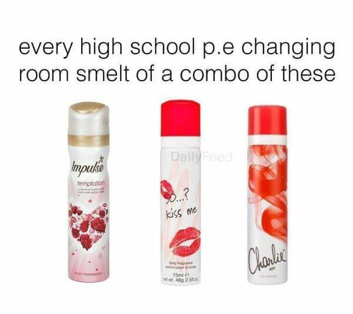 Spray deodorants from the ’90s that capture the nostalgic magic of growing up with high school P.E. changing room smells.