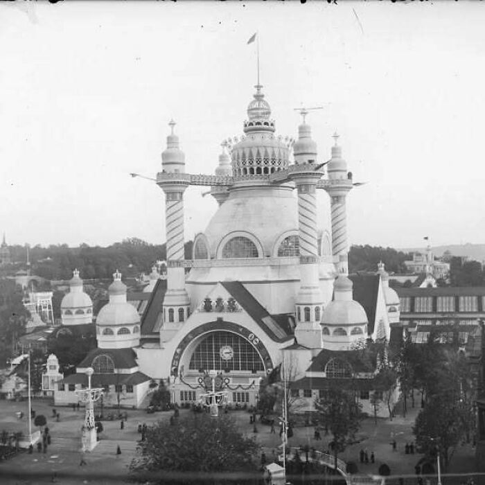Historic old architecture building with domes and ornate towers showcasing beautiful design from the past.