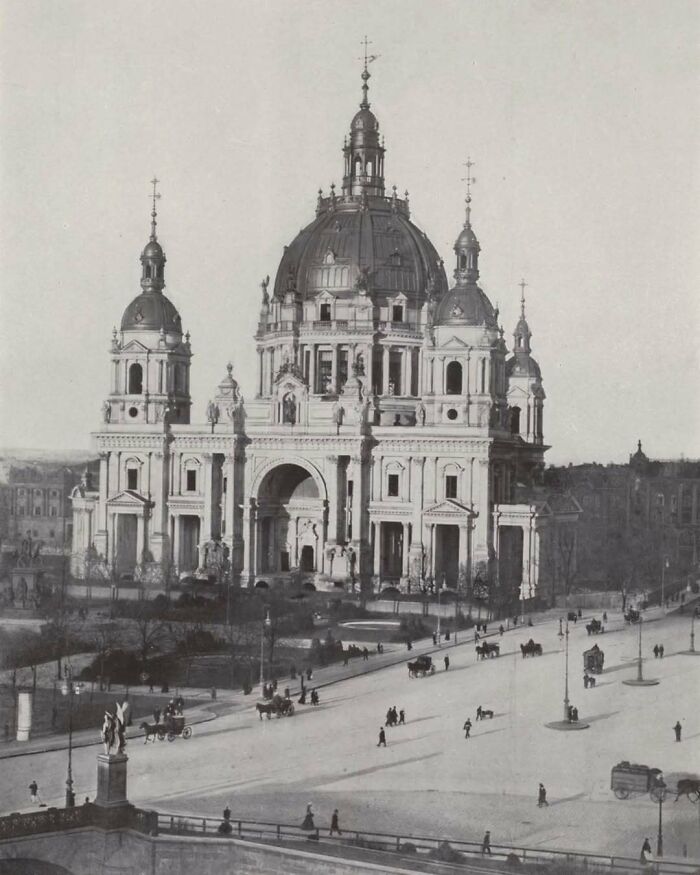 Old architecture featuring a historic grand building with domes and arches, showcasing the beauty of our past.