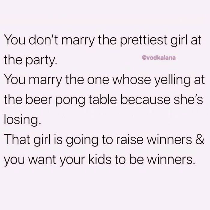 Text meme about marriage advice and raising winners, relatable for people around 30, part of spot-on memes collection.