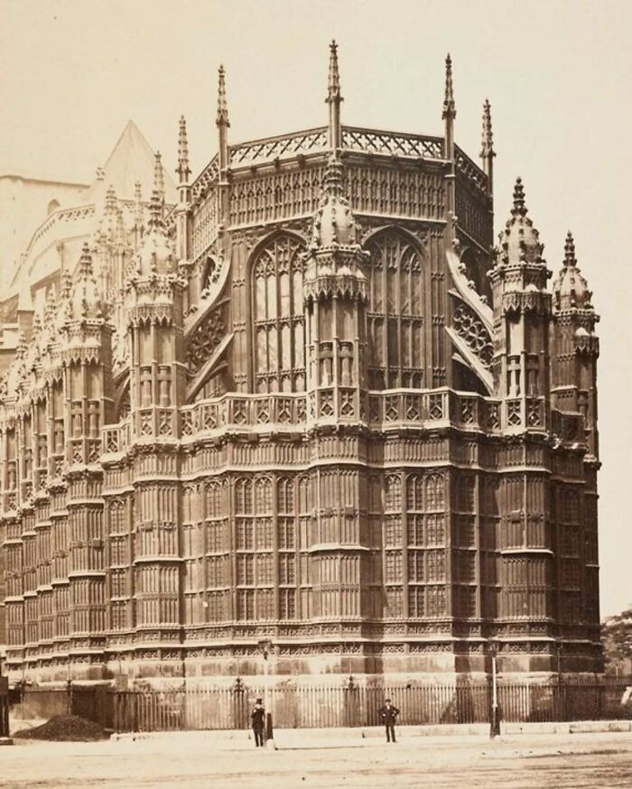 Ornate old architecture with intricate gothic details and tall spires showcasing historical building design and craftsmanship.