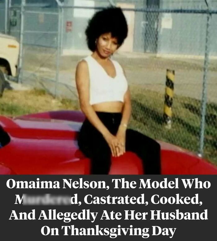 Woman sitting on a red car outdoors near a fence, illustrating one of 72 interesting facts that might surprise many readers