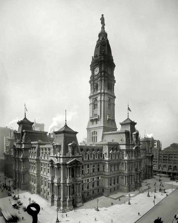 Historic old architecture with intricate details and a tall clock tower showcasing the beauty of our past.