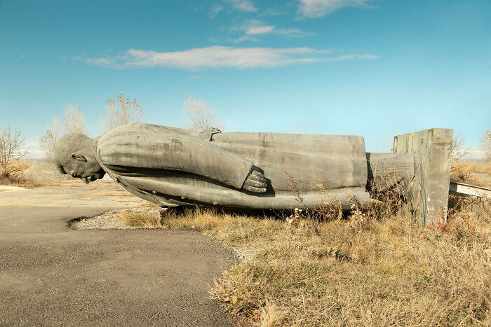 Dismantled Statue Of Joseph Stalin
