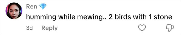 Screenshot of a social media comment discussing weird habits that might improve your mental and physical health in a casual tone.