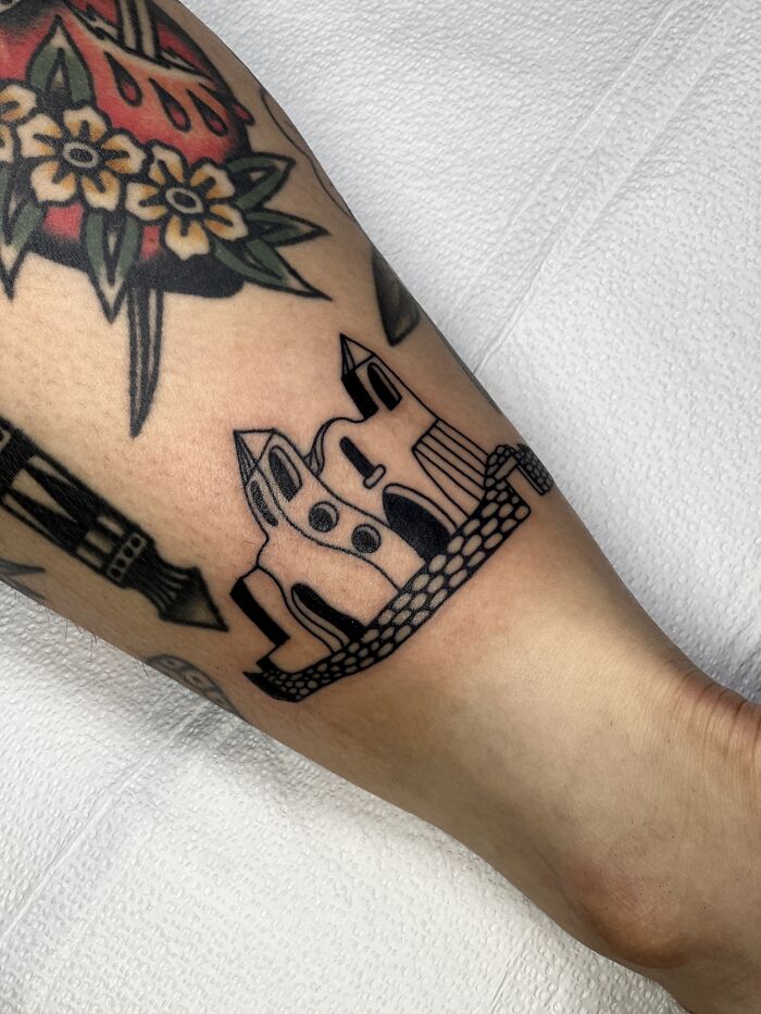 Reflection Of The Castle In The Water