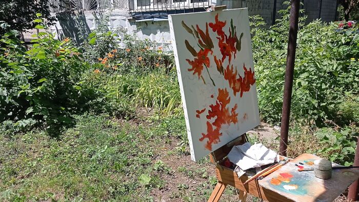 "Do You Like To Draw Flowers?": I Paint Lilies And Enjoy The Process (12 Pics)