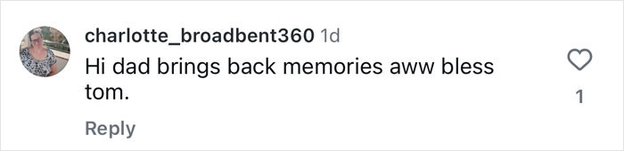 Comment on social media mentioning Hi Dad, expressing nostalgia and affection, related to Harry Potter stars reunion.