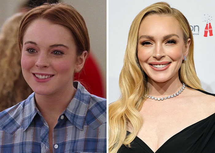 Side-by-side images of an iconic ’90s star showing a younger and recent look highlighting how ’90s stars look nearly unrecognizable today