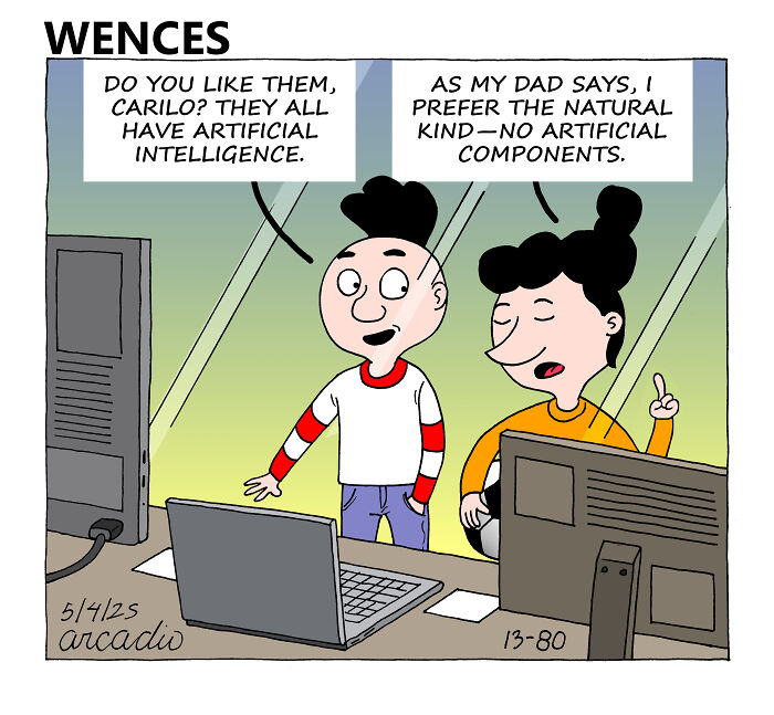 Here Are My 5 New Wences Comic Strips