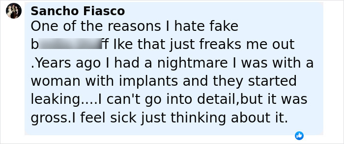 Comment about woman horrified after botching plastic surgery by ignoring recovery instructions shared online. Comment about woman horrified after botching plastic surgery by ignoring recovery instructions shared online.