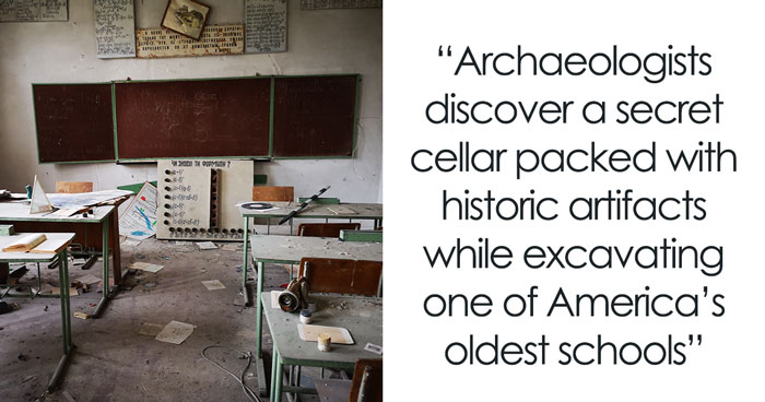 Archaeologists Make Stunning Secret Cellar Discovery Excavating One Of America’s Oldest Schools
