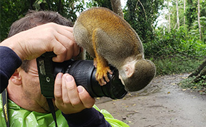 35 Fotógrafos de la naturaleza siendo «emboscados» de forma adorable por los animales que intentaban retratar