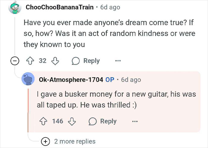 Screenshot of an online conversation discussing kindness, reflecting themes of privilege and life at the top among wealthy heirs.