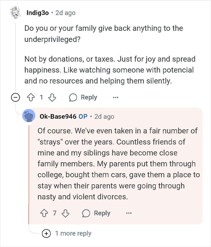 Online conversation highlighting wealthy heirs discussing family pressure and privilege in life at the top.