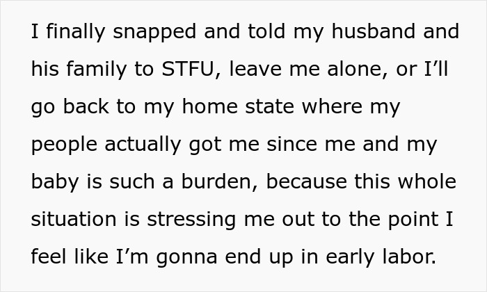 Pregnant lady refuses to babysit niblings, causing hubs and family to suddenly flip on their racist switch.