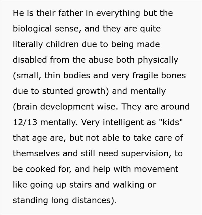 Text explaining the husband&rsquo;s sudden decision to move in his disabled siblings and its impact on the wife&rsquo;s view of their marriage.