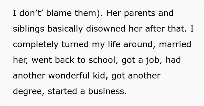 Text excerpt describing a man who buys his wife’s childhood home amid family conflicts and demands to move out. - 4