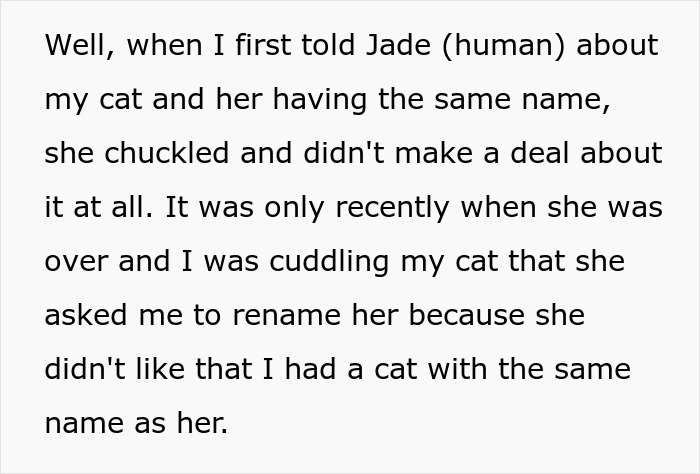 Woman furious her partner refuses to rename cat, mocking her traumatic childhood while cuddling the cat. - 4