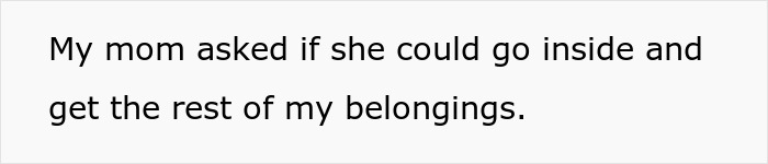 Text on white background stating a woman rethinks her relationship after a red-flag argument with her boyfriend.