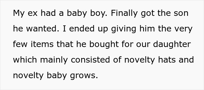 Text excerpt about a man prioritizing a cycle trip over spending time with his daughter. Text excerpt about a man prioritizing a cycle trip over spending time with his daughter.