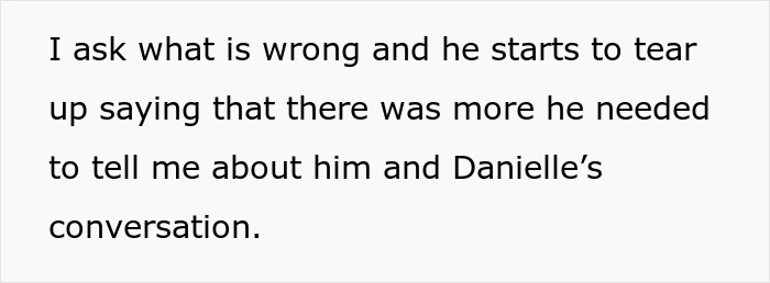 Text showing a husband tearing up as he reveals lingering feelings during an emotional reunion with his ex.