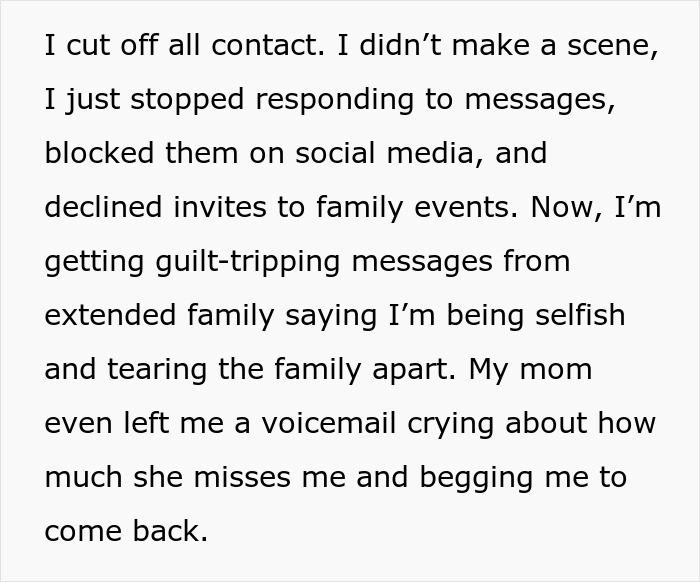 Woman cuts contact and blocks family after family stages fake legal notice prank causing tension and guilt-tripping messages. Woman cuts contact and blocks family after family stages fake legal notice prank causing tension and guilt-tripping messages.